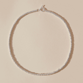 Sterling Silver Hoop Necklace